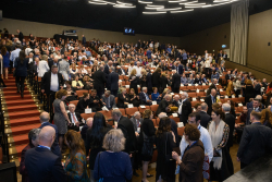 Opening Event of the 71st Annual General Meeting of the International Board marking the 70th Anniversary of the Weizmann Institute of Science and the dedication of the Michael Sela Auditorium