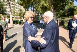Dedication of the Sir David Sieff English Garden