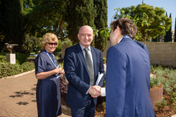 Dedication of the Sir David Sieff English Garden