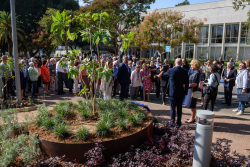 Dedication of the Sir David Sieff English Garden