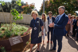 Dedication of the Sir David Sieff English Garden