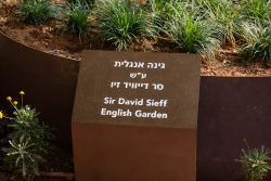 Dedication of the Sir David Sieff English Garden