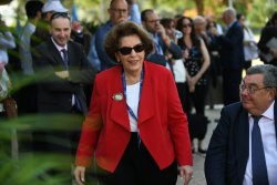 Celebrating Giving: Marking new inscriptions on the International Plaza Donor Wall