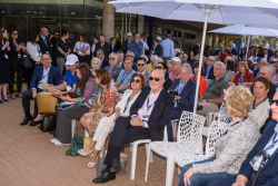 Celebrating Giving: Marking new inscriptions on the International Plaza Donor Wall
