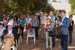 Celebrating Giving: Marking new inscriptions on the International Plaza Donor Wall