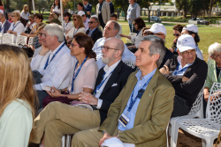Celebrating Giving: Marking new inscriptions on the International Plaza Donor Wall