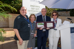 Celebrating Giving: Marking new inscriptions on the International Plaza Donor Wall