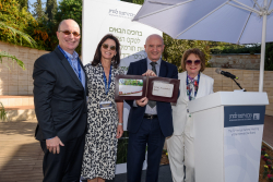 Celebrating Giving: Marking new inscriptions on the International Plaza Donor Wall