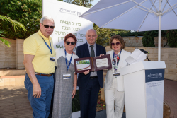 Celebrating Giving: Marking new inscriptions on the International Plaza Donor Wall
