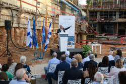 Cornerstone-laying ceremony of The David Lopatie Institute of Comparative Medicine