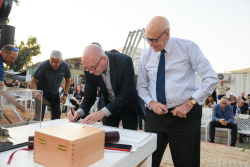 Cornerstone-laying ceremony of The David Lopatie Institute of Comparative Medicine