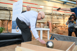 Cornerstone-laying ceremony of The David Lopatie Institute of Comparative Medicine