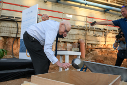 Cornerstone-laying ceremony of The David Lopatie Institute of Comparative Medicine