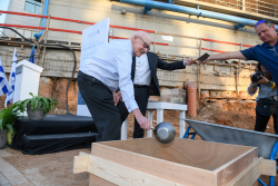 Cornerstone-laying ceremony of The David Lopatie Institute of Comparative Medicine