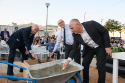 Cornerstone-laying ceremony of The David Lopatie Institute of Comparative Medicine