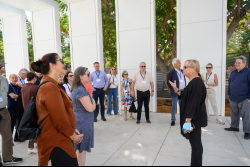 Tour of development projects under construction on campus