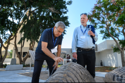 Tour of development projects under construction on campus