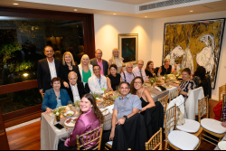 Private dinner for Doctor of Philosophy honoris causa recipients