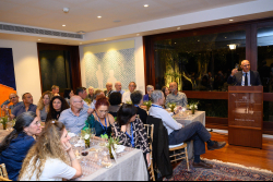 Private dinner for Doctor of Philosophy honoris causa recipients