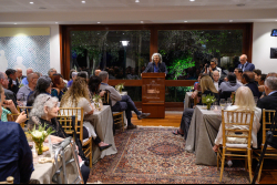 Private dinner for Doctor of Philosophy honoris causa recipients