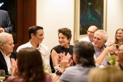 Private dinner for Doctor of Philosophy honoris causa recipients