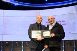 Celebrating Giving: Marking new inscriptions on the International Plaza Donor Wall