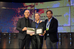Celebrating Giving: Marking new inscriptions on the International Plaza Donor Wall