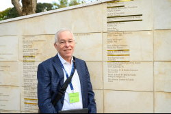 Celebrating Giving: Marking new inscriptions on the International Plaza Donor Wall