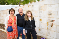 Celebrating Giving: Marking new inscriptions on the International Plaza Donor Wall