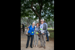 Celebrating Giving: Marking new inscriptions on the International Plaza Donor Wall