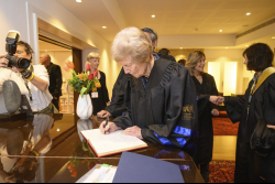 Private reception for Doctor of Philosophy honoris causa recipients