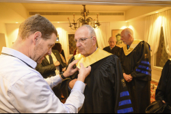 Private reception for Doctor of Philosophy honoris causa recipients