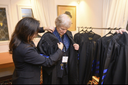 Private reception for Doctor of Philosophy honoris causa recipients