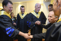 Private reception for Doctor of Philosophy honoris causa recipients