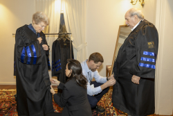 Private reception for Doctor of Philosophy honoris causa recipients