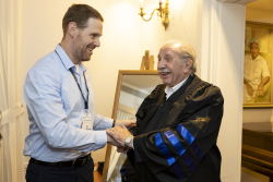 Private reception for Doctor of Philosophy honoris causa recipients