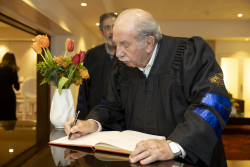 Private reception for Doctor of Philosophy honoris causa recipients