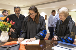 Private reception for Doctor of Philosophy honoris causa recipients