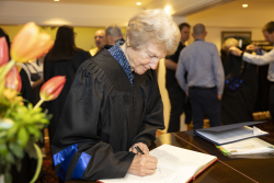 Private reception for Doctor of Philosophy honoris causa recipients