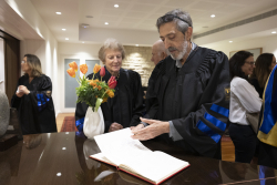 Private reception for Doctor of Philosophy honoris causa recipients