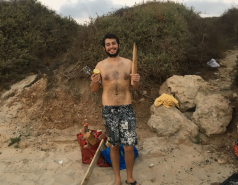 2020 Sept - BBQ Palmahim beach picture no. 4