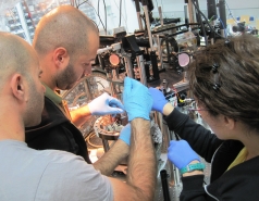 1st Integration of the cavity-QED chamber picture no. 2