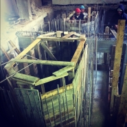 Construction of the new WASP lab picture no. 4