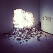 Construction of the new WASP lab picture no. 1