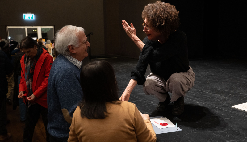 פרופ' דוד הראל, פרופ' רות קנר ותאטרון רות קנר | קרדיט: איתי בלסון