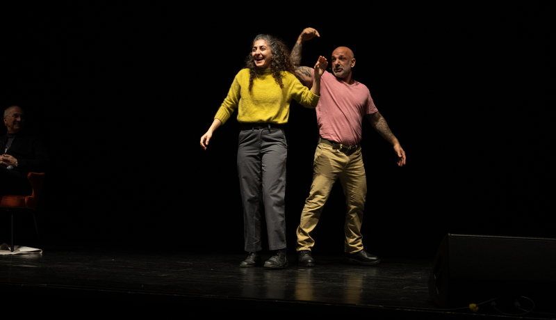 פרופ' דוד הראל, פרופ' רות קנר ותאטרון רות קנר | קרדיט: איתי בלסון