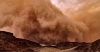 Dust storm in Park Timna