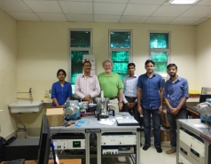 at Bhartendu K Singh lab w his team Banares 2014