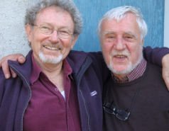 with Francois Piuz, my first friend-collaborator (1971) at CERN 2014