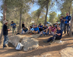 Joined laptrip to Yatir forest with Dan Yakirs group